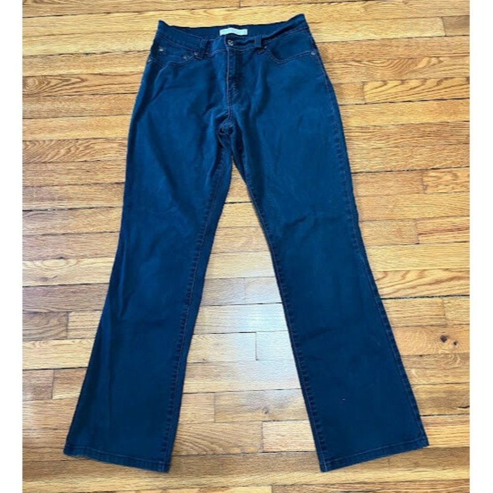 Levi's Jeans 550 Relaxed Fit Bootcut Womens 6 Black Stretch Denim Classic Mom